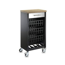 DON HIERRO - Carrello da cucina KARA struttura nera