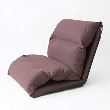 SMC Nordic Single Bedroom Small Sofa Lazy Sofa Balcony può Essere Un Semplice Divano (Color : Dark Purple)