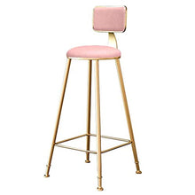 GYPPG [Altri Colori] Sgabelli Bar, Sgabello Alto Cucina, Cuscino in morbiecopelle, Adatto per Cucina/Pub/Bar/casa, Altezza Seduta: 65 cm / 75 cm