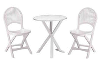 Set Brio bianco (2sedie + 1 tavolo)