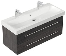 Mobile bagno con lavabo Geberit Icon 120cm antracite venato