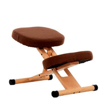 RRTYA Sedia ergonomica in ginocchio regolabile in altezza con schienale (Cotone e Linen1)