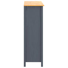 Ausla Garde-Guardaroba con 2 cassetti e 3 ripiani, 99 x 45 x 137 cm, grigio e marrone miele