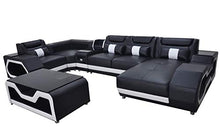 JVmoebel G8046 - Divano angolare in pelle, design moderno per la casa