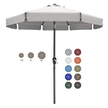 AbcCanopy Ombrello da giardino con balze, 2,3 m, State-o-motion U-bal, 7.5FT