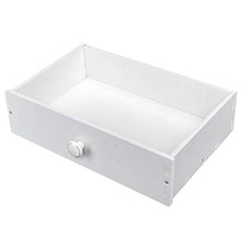LICHUAN Comodino Comodino Camera da Letto Cassetto e Sottotelo Bianco Comodino per Soggiorno Camera da Letto Balcone, Tavolino Bianco Facile Da Assemblare