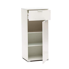 Armadietto mobiletto assemblato per bagno camera da letto (Bianco, 45 x 38 x 103 h)