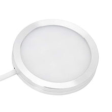 Asixxsix Luce per Armadio, Mini Luce per Armadio da 2,4 x 2,4 Pollici, Tondo a Risparmio energetico per Armadio Guardaroba