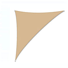 Tenda da Sole A Vela, Tenda da Sole A Vela Impermeabile con Blocco UV per Giardino Patio Esterno con Corde, Triangolo Rettangolo (3 * 4 * 5m,Beige)