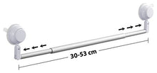 Gedy Vesuvio portasciugamani extendible Ventose, Bianco, 30 – 53 cm