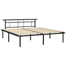 vidaXL Giroletto Nero in Metallo 200x200 cm