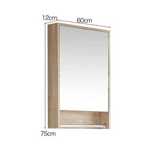 KSW_KKW Bagno degli specchi a Parete di Legno Solido Bagno Specchio Specchio con mensola Rack Bagno a Parete Governo di immagazzinaggio Armadi