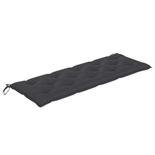 vidaXL Panca da Giardino con Cuscino Antracite 150 cm Legno di Teak