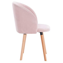WOLTU Coppia Sedie per Sala da Pranzo con Schienale Poltroncina per Camera da Letto in Velluto Rosa BH121rs-2