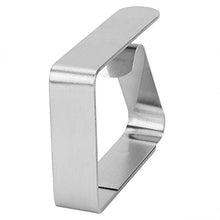 Clip per tovaglia, 6,5 x 5 x 1,5 cm, in acciaio inox 430, per picnic