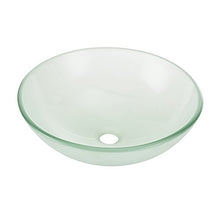 [neu.haus] Lavabo in Ottica Vetro latteo Tondo (Ã˜42cm) Vasca lavabo