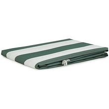 SpazioTessile Tenda da Sole Esterno Righe Verde 100% Poliestere Ombreggiante Grande 4 Mis RM (L 140X250 H)
