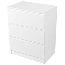 FGDSA Comodino Bianco 3 Cassetti Comodino Divano Comodino Comodino Armadio Mobili Camera da Letto Lucidi