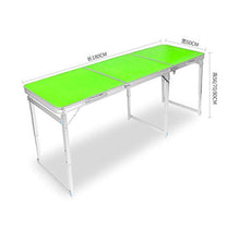 FOMT Tavolo Pieghevole Campeggio Tavolo,Tavolo Pieghevole E Sedia da Esterno in Lega di Alluminio Tavolo da Picnic Regolabile in Altezza con Manico Portatile Utilizzato per Picnic,ADD 4 Stool b