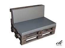 clc Divano divanetto 2 posti in Pallet EPAL per Esterno e Giardino -Made in Italy- Imbrunito Moka, 120x80x78