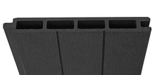 Mendler Pannello supplementare frangivento Obliquo SX Privacy Sarthe WPC Alluminio Premium 95cm Antracite