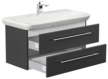Mobile bagno con lavabo Geberit MyDay 100cm nero satinato