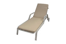 Maffei Art 731 Cuscino Dralon per Lettino, Sfoderabile Made in Italy. Colore Ecru. Pezzo Singolo