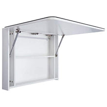 Festnight Armadietto Bagno con Specchio e LED 80x11x55 cm