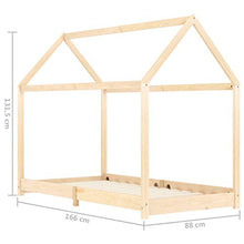FAMIROSA Giroletto per Bambini in Legno Massello di Pino 80x160 cm-3347