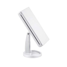 YEESEU. Tri-Fold Trucco LED Specchio, Illuminato Tri-Fold cosmetico Specchio da Toilette con Tocco Dimmer Switch Batteria e Alimentazione USB for Vanity Specchio delle Donne