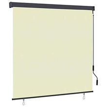 Tenda a rullo esterna 160 x 250 cm, color crema