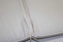 GHIOCUSCINI "Cuscini per Dondolo cm135 sfoderabile con tettuccio per Esterni Universale Mis. Larghezza cm135 X profondità 54, SP.6cm Schienale 54 cm Tessuto COT/Poly Colore Ecru' Incluso Tettuccio