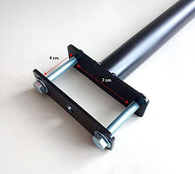 Piede centrale per letto / piede di rinforzo / supporto per rete | Altezza: da 38 a 41 cm – Nero (PC400R)