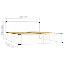 SKM Giroletto Bianco in Metallo 160x200 cm (27.3kg)