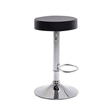 Set di 2 sgabelli rotondi da bar da cucina e bar, per colazione, colore: grigio