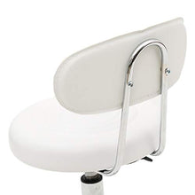 ZXYDD - Sedia per Massaggi da Salone, Regolabile, Girevole a Gas, con Schienale e Linea Bianca, per Parrucchiere, Terapia Tatuaggi di Bellezza, Salone di Bellezza