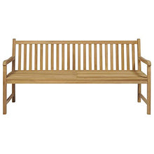 vidaXL Panca da Giardino con Cuscino Antracite 175 cm Legno di Teak