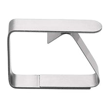 Camisin, clip per tovaglia in acciaio, antiscivolo, regolabile, per feste, picnic, 16 pezzi