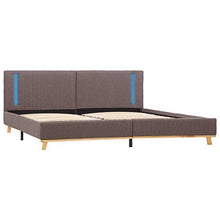SKM Giroletto con LED Grigio Talpa in Tessuto 180x200 cm (29.5kg)