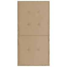vidaXL Cuscini per Sedie da Giardino 4 pz Beige 100x50x3 cm