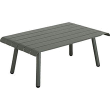 Meubletmoi - Tavolino da giardino Arrondie in alluminio verde – PAIMPOL 6405