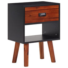 lyrlody Comodino, Multiuso 15.7inx11.8inx22.8in Pratico Comodino Stabile Elegante con Cassetto per Soggiorno