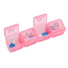 BHDD Portapillole Portatile, portapillole settimanale, 2 Pezzi di Caramelle Uso Quotidiano USA gomme da Masticare per conservare Le Pillole