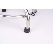 Acciaio Inossidabile Rotondo Sgabello da Bar Sgabello Addensare Ascensore Rotante Bar Stool Bellezza Manicure Sgabello Alto Sgabello