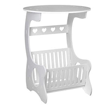 Comodini con cestello portaoggetti per computer portatile, comodino rotondo, divano letto, comodino, libreria, scaffale per casa, ufficio, comodino