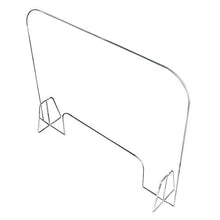 ZXLIFE@@ Schermo di Protezione in Plastica Acrilica Trasparente, Protezione da Starnuto per Bancone, Schermo Protettivo da Scrivania per Call Center, Biblioteche, Aule, 40x40 Cm