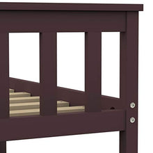 FAMIROSA Giroletto con 2 Cassetti Marrone Scuro Legno di Pino 90x200 cm-0615