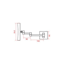 HXYSJ Specchio da Parete for Illuminazione a LED,   3X Specchio cosmetico ，   Specchio cosmetico allungabile su Un Lato, for Il Bagno, Piazza Moda