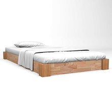 BIGTO - Struttura per letto in legno di rovere massiccio, per camera da letto, 120 x 200 cm