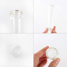 JIUYUE 15 flaconcini di vetro piccoli da 60 ml, con coperchio, mini barattolo (57,5 g-3 x 12 cm).